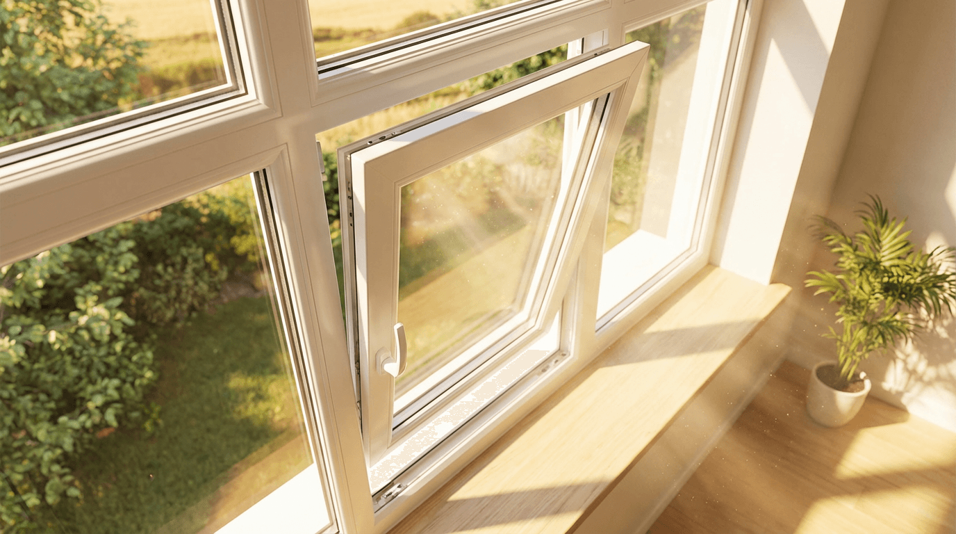 High-performance uPVC window installation on residential property